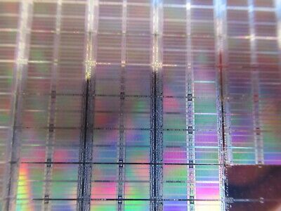 SILICON WAFER WITH OPTICAL COMPONENTS HALVED AS PICTURED &FT-6-114