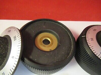 FOR PARTS ZEISS KNOBS (cracked plastic) AS PICTURED MICROSCOPE PART &13-A-14