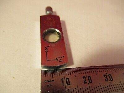 UNITRON POL SLIDE 1st ORDER RED POL OPTICS MICROSCOPE PART AS PICTURED &8-B-36