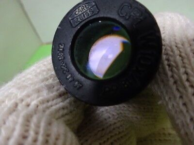 CARL ZEISS W10X/18 GERMANY EYEPIECE MICROSCOPE CPL OPTICS AS PICTURED &5-A-16