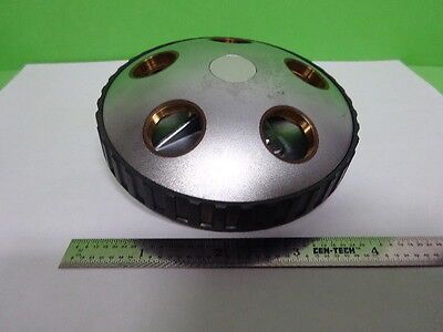 MICROSCOPE PART NIKON  JAPAN NOSEPIECE AS IS #H1-B-03