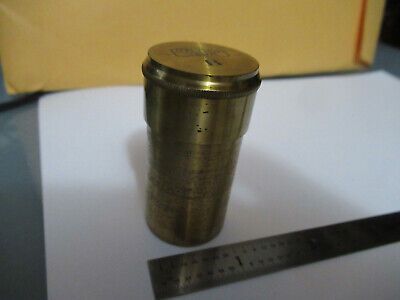 CARL ZEISS JENA "B" EMPTY BRASS OBJECTIVE CAN MICROSCOPE AS PICTURED &F5-A-86