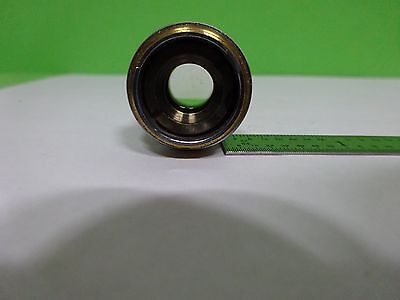 MICROSCOPE PART OBJECTIVE AO 10X ACHROMAT AMERICAN OPTICS AS IS  BIN#W3-35