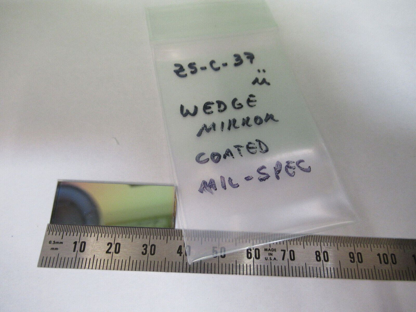 OPTICAL MIRROR MIL SPEC RECTANGULAR WEDGE OPTICS AS PICTURED Z5-C-37