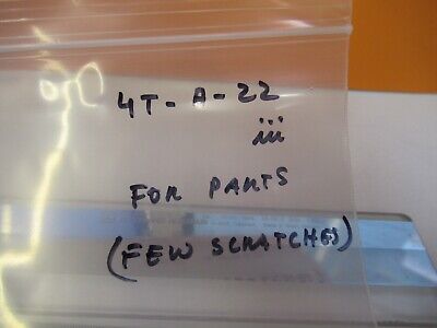 HEIDENHAIN GERMANY 120mm optical SCALE MICROSCOPE PART AS PICTURED &4T-A-22