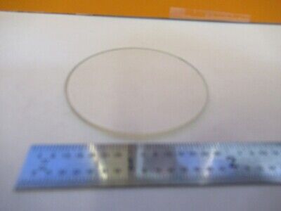 OPTICAL PLANO GLASS ROUND DIFFUSER ILLUMINATOR PLATE OPTICS AS PICTURED &3K-A-17