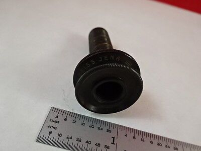 MICROSCOPE PART ANTIQUE BRASS OBJECTIVE CARL ZEISS GERMANY OPTICS AS IS N5-A-06