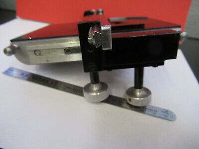 ANTIQUE BAUSCH LOMB XY STAGE TABLE MICROSCOPE PART AS PICTURED #13-FT-16