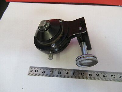 ANTIQUE BAUSCH LOMB CONDENSER + IRIS OPTICS  MICROSCOPE PART AS PICTURED 8Y-A-38