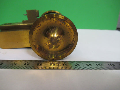 ANTIQUE BAUSCH LOMB BRASS GROSS STAGE  MICROSCOPE PART AS PICTURED &Z9-A-155