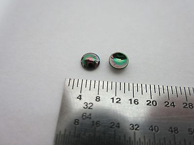 LOT 2 EA OPTICAL GERMANIUM METAL LENSES INFRARED CX CC LENS OPTICS #G5-H-1