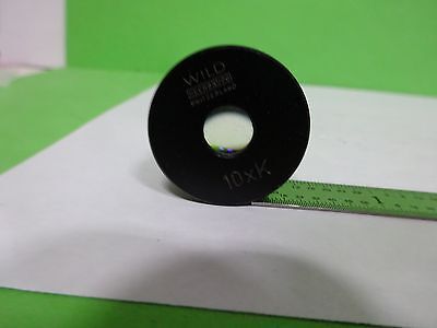 MICROSCOPE PART WILD HEERBRUGG SWISS M-20 EYEPIECE 10xK OPTICS AS IS BIN#Z1-24