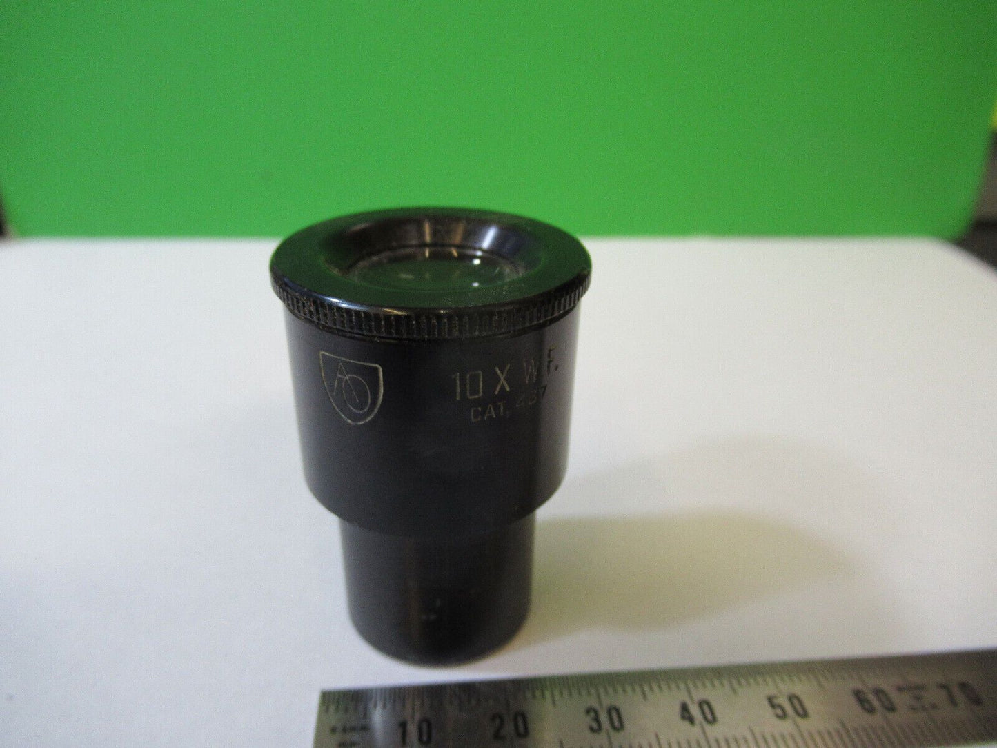 AMERICAN AO CAT 437 EYEPIECE OPTICS LENS MICROSCOPE PART AS PICTURED #22-A-37