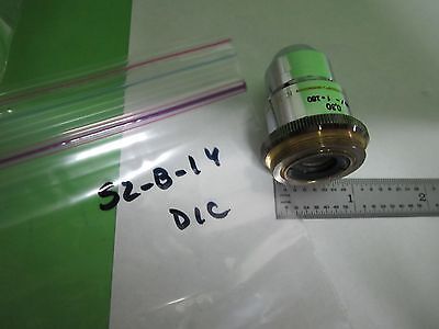 MICROSCOPE PART OBJECTIVE OLYMPUS MSPLAN 10X DIC OPTICS AS IS BIN#S2-B-14