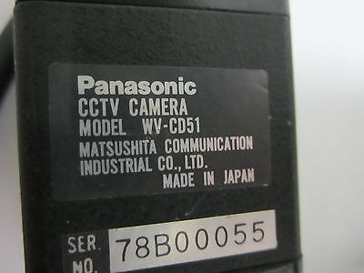 PANASONIC CCTV CAMERA WV-CD51 MICROSCOPE INSPECTION VIEWER AS IS BIN#P5-70