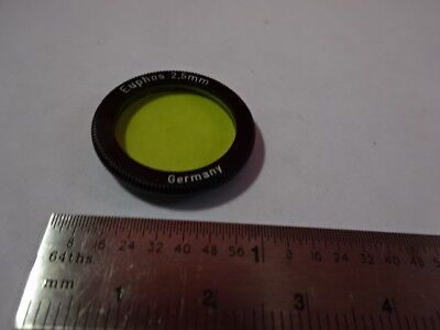 OPTICAL EUPHOS 2.5mm GERMANY FILTER LENS OPTICS AS IS #91-92