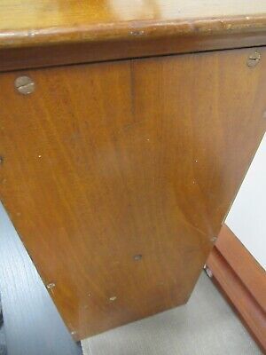 CARL ZEISS EMPTY WOOD CABINET 1800's MICROSCOPE PART AS PICTURED #TB-5