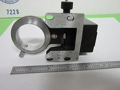 MICROSCOPE PART BAUSCH LOMB CAMBRIDGE CONDENSER HOLDER AS IS BIN#Q6-12