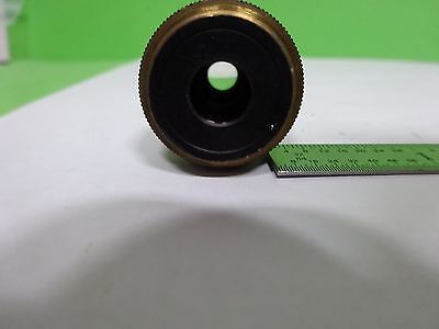 MICROSCOPE PART OBJECTIVE OLYMPUS M40 40X [fair] OPTICS AS IS BIN#Y6-E-14