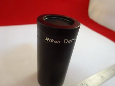 MICROSCOPE PART EYEPIECE NIKON DETECT JAPAN GREEN FILTER OPTICS AS IS BN#L3-E-24