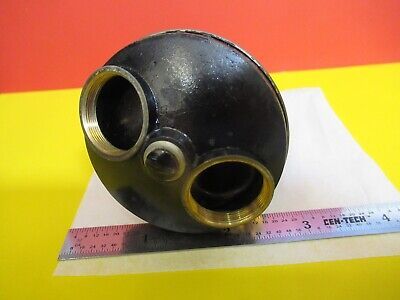 ANTIQUE BRASS SPENCER BUFFALO TUBUS NOSEPIECE MICROSCOPE PART AS PIC &FT-6-151