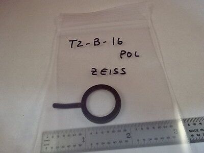 MICROSCOPE PART ZEISS POLARIZER RETARDER SLIDE POL OPTICS AS IS #T2-B-16