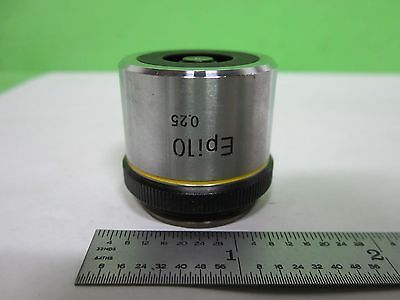 MICROSCOPE PART OBJECTIVE NIKON EPI 10X JAPAN OPTICS AS IS BIN#S3-24