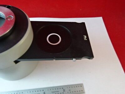 MICROSCOPE PART ZEISS GERMANY IM405 FILTER 465224 DARK PHASE OPTICS AS IS #88-43