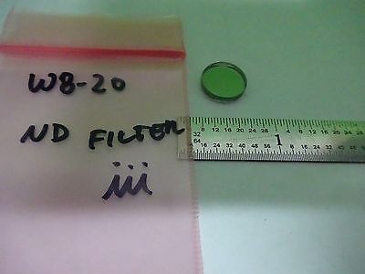 OPTICAL ND NEUTRAL DENSITY FILTER LASER OPTICS AS IS BIN#W8-20