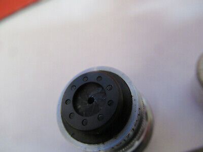 ANTIQUE LEITZ WETZLAR LENS + IRIS OBJECTIVE MICROSCOPE PART AS PICTURED &B3-B-13