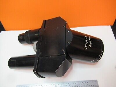 LEITZ WETZLAR GERMANY BINOCULAR HEAD OPTICS MICROSCOPE PART AS PICTURED &16-C-09