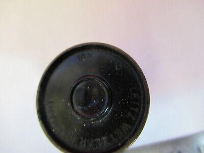 VINTAGE LEITZ WETZLAR 10X B EYEPIECE LENS MICROSCOPE PART AS PICTURED  &B3-B-05