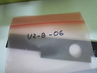 MICROSCOPE PART SLIDE FILTER OPTICS BIN#U2-B-06