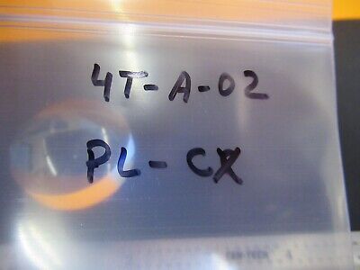 OPTICAL THICK LENS PLANO CONVEX MICROSCOPE OPTICS PART as pictured &4T-A-02