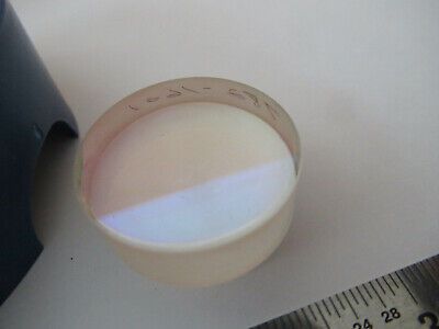 OPTICAL PERKIN ELMER COATED LENS PRO LASER OPTICS AS PICTURED &F2-A-68