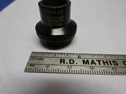 WILD HEERBRUGG SWISS OBJECTIVE 4X OPTICS MICROSCOPE PART AS IS &84-75