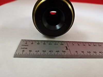 MICROSCOPE PART WILD SWISS OBJECTIVE 40X OPTICS AS IS B#C5-H-23