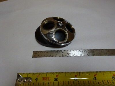 WILD HEERBRUGG SWISS M20 NOSEPIECE MICROSCOPE PART AS IS &Z7-D-05