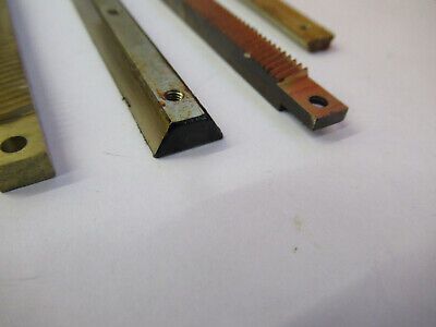 WILD HEERBRUGG SWISS M20 ASSORTED GEAR + DOVETAIL MICROSCOPE PART AS PIC 4B-A-50