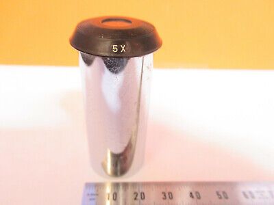 BAUSCH LOMB EYEPIECE 5X OCULAR LENS OPTICS MICROSCOPE PART AS PICTURED #P3-A-26