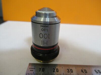 BAUSCH LOMB HI 100X OBJECTIVE 894553 OPTICS MICROSCOPE PART AS PICTURED P2-A-13