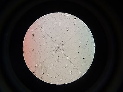 MICROSCOPE PART POLYVAR REICHERT EYEPIECE WPX + RETICLE OPTICS AS IS BIN#P4-B-12