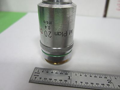 MICROSCOPE PART OBJECTIVE DIC MPLAN NIKON JAPAN 20X OPTICS AS IS BIN#N7-70-N