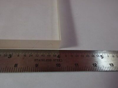 OPTICAL FUSED SILICA GLASS THICK PLATE OPTICS AS IS #91-103