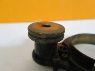 BAUSCH LOMB ANTIQUE CONDENSER HOLDER OPTICS MICROSCOPE PART AS PICTURED &P6-A-60