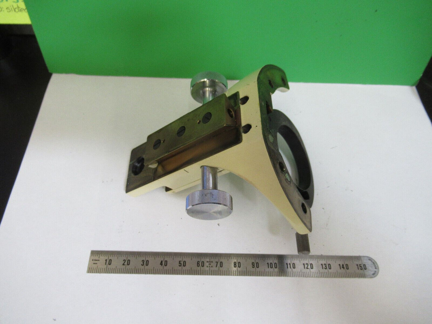 WILD HEERBRUGG SWISS M11 CONDENSER HOLDER MICROSCOPE PART AS PICTURED &Q7-A-17