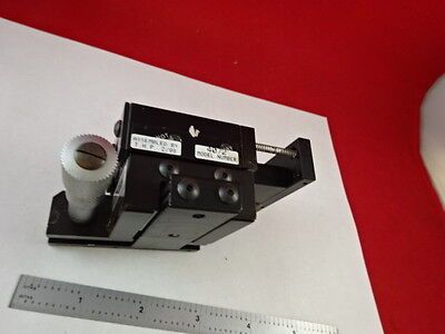 OPTICAL POSITIONER PARKER DAEDAL SLIDE MICROMETER LASER OPTICS AS IS BIN#L2-B-ii