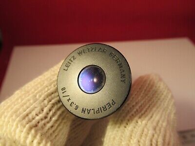 LEITZ GERMANY EYEPIECE 6.3X / 18 OPTICS MICROSCOPE PART AS PICTURED &8-B-64