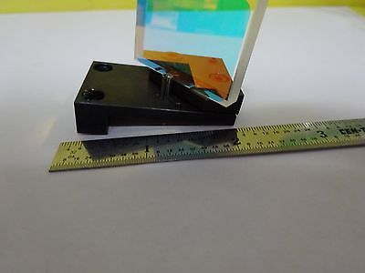 OPTICAL MOUNTED DICHROIC WEDGE MIRROR LASER OPTICS AS IS BIN#W6-14