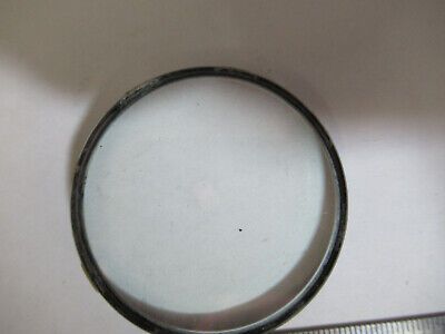 OPTICAL MIL SPEC COATED LENS hole in middle uncoated OPTICS AS PICTURED &B6-A-15